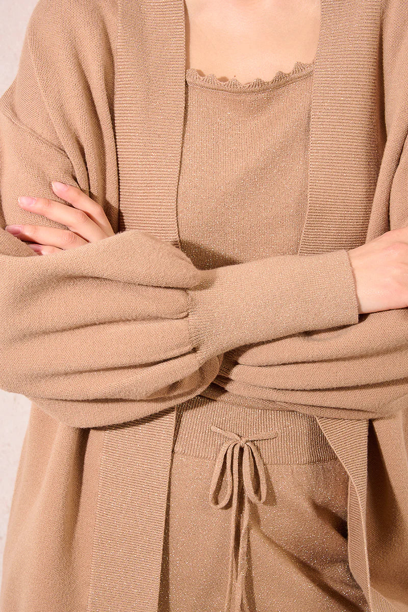 LADIES KNITTED CARDIGAN