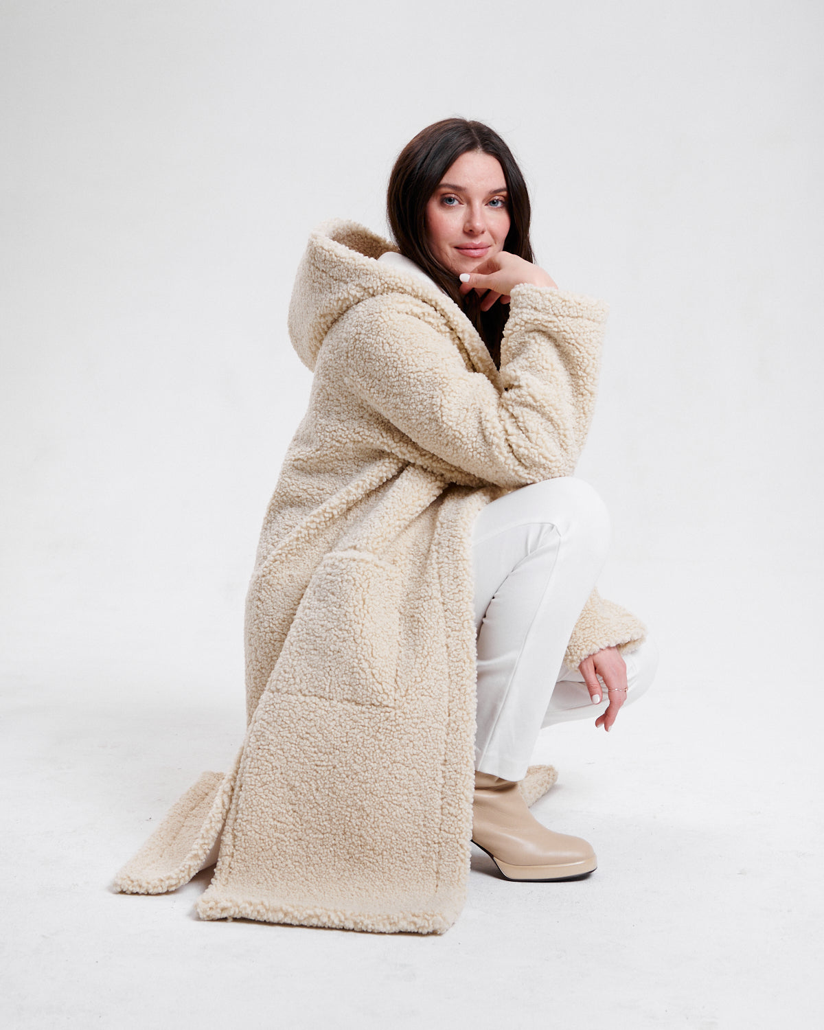 Nikki Jones Reversible Shearling To Sher