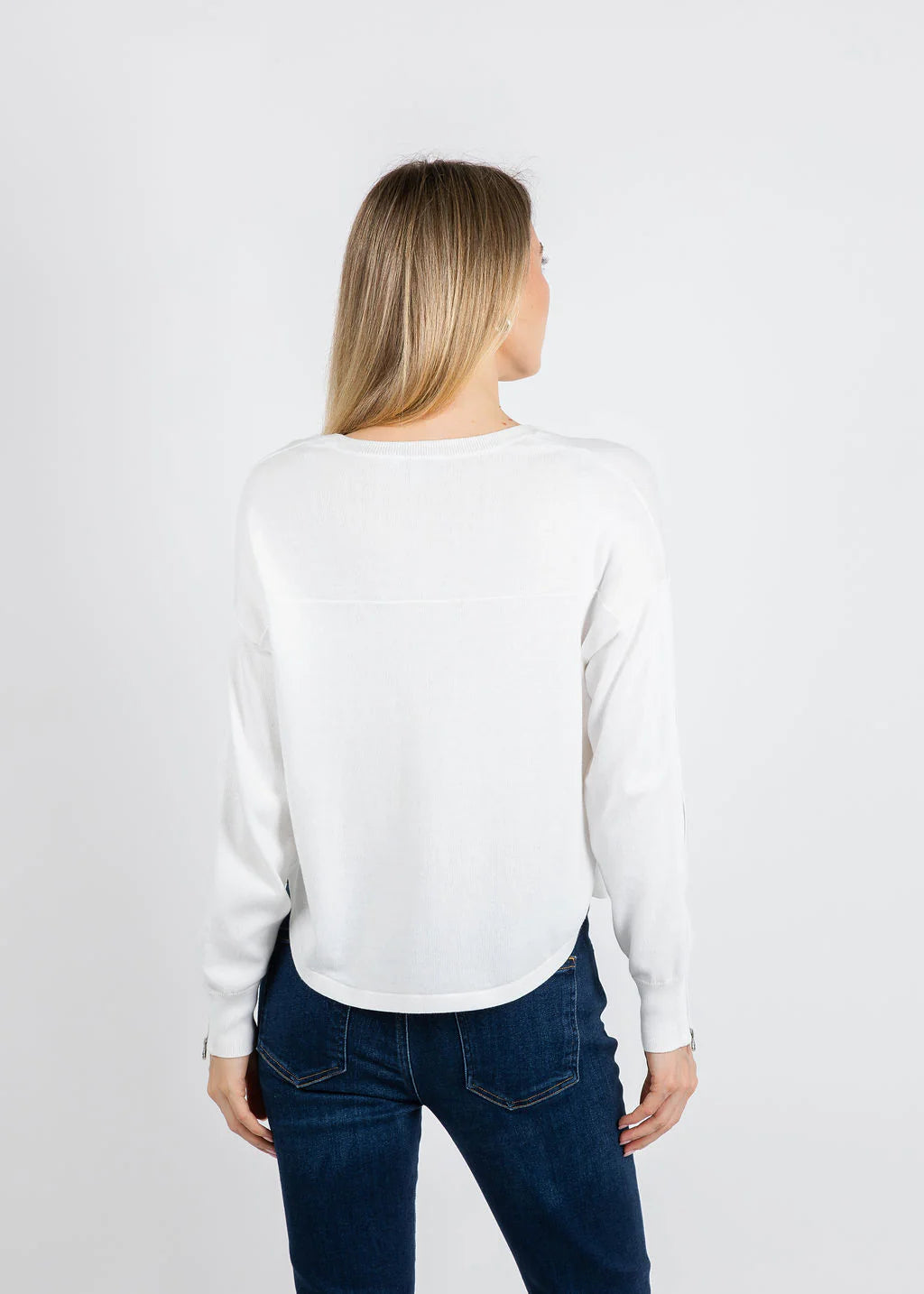 Zip Sleeve Sweater