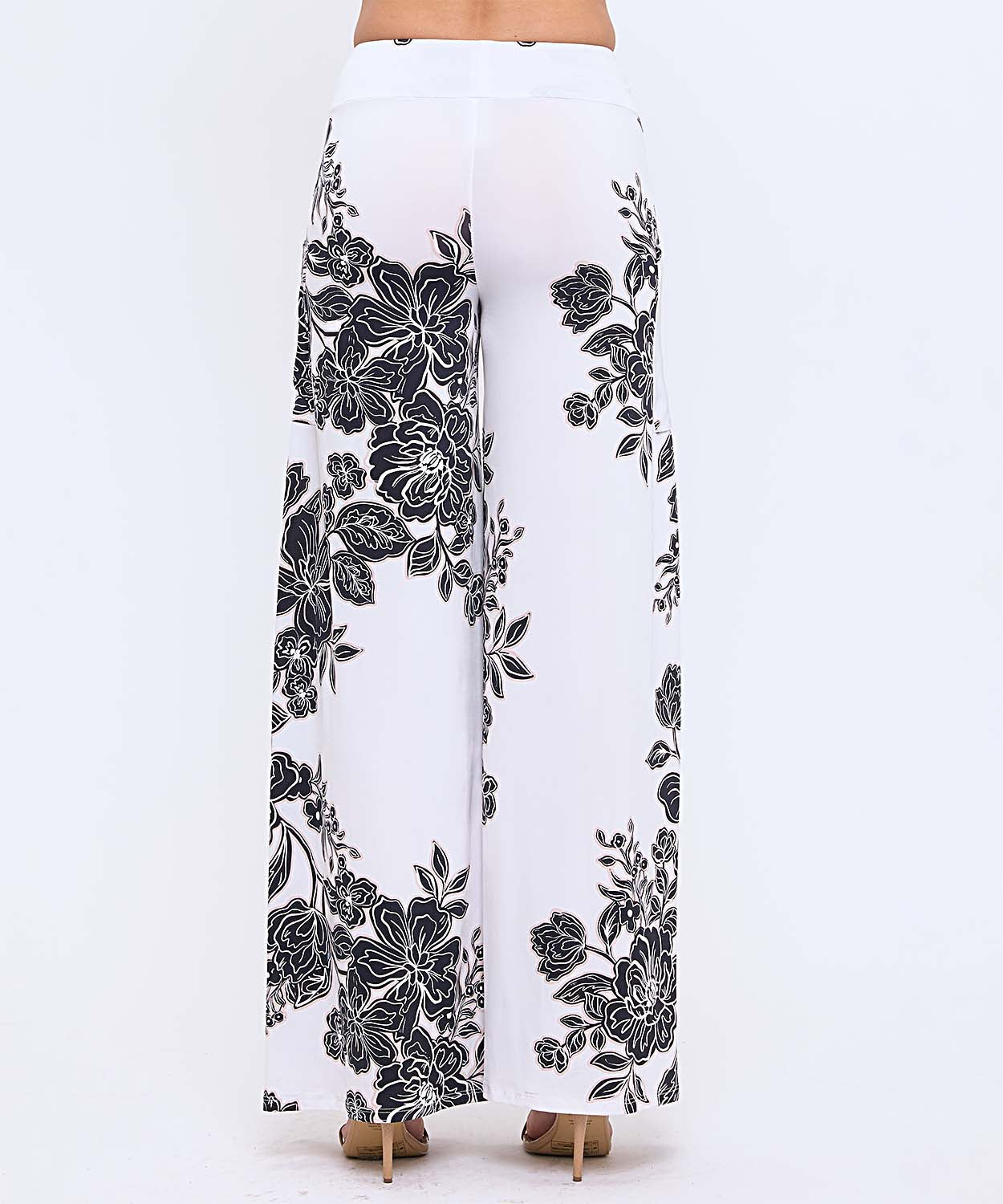 Printed Pocket Palazzo Pants