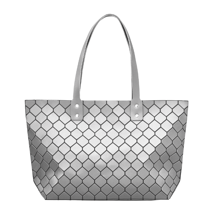 Silver 2025 geometric bag