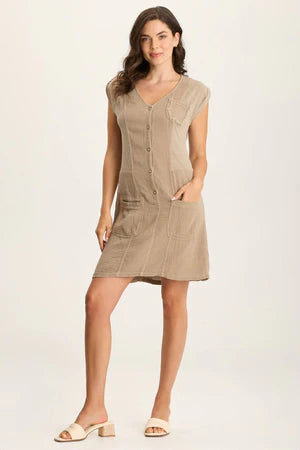 Crevin Lounge Dress in Plush Double Gauze