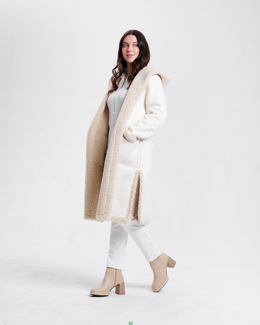Nikki Jones Reversible Shearling To Sher