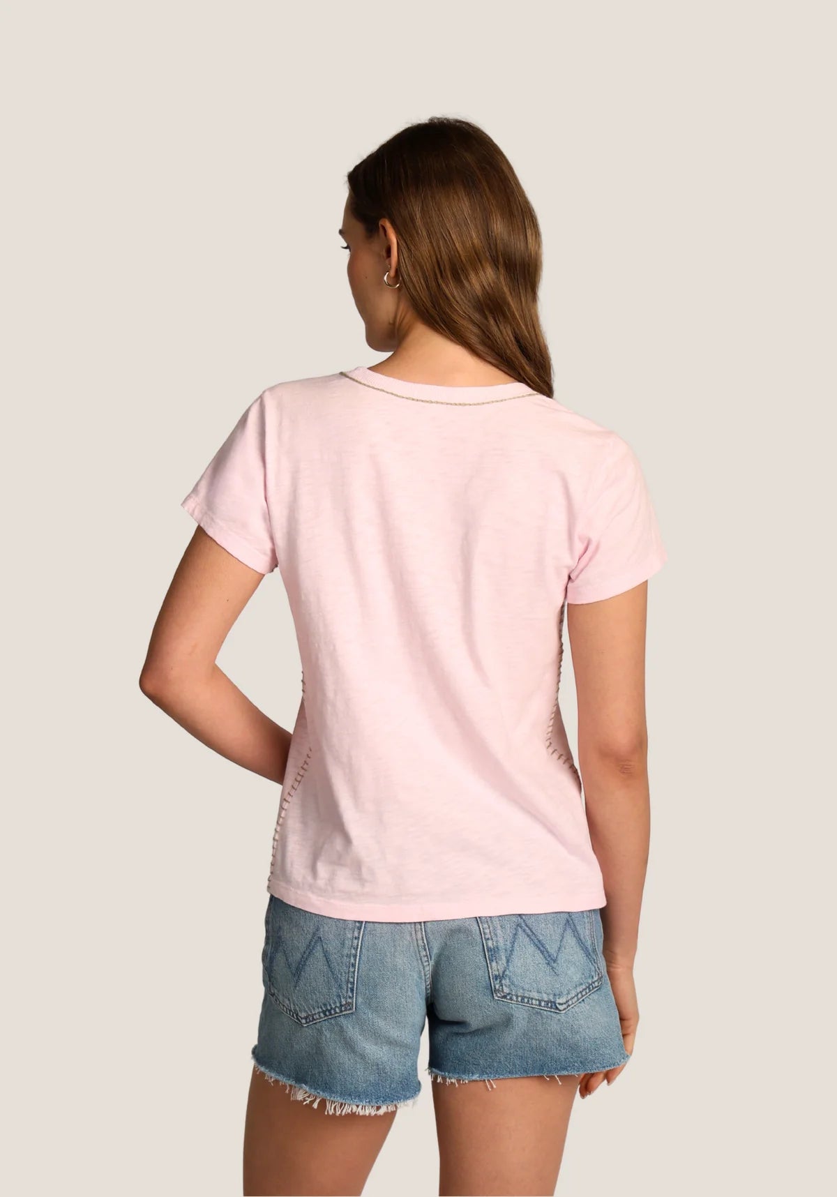Crew W/Contrast Stitch