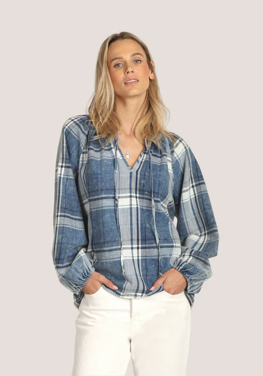 Miller Demin Plaid