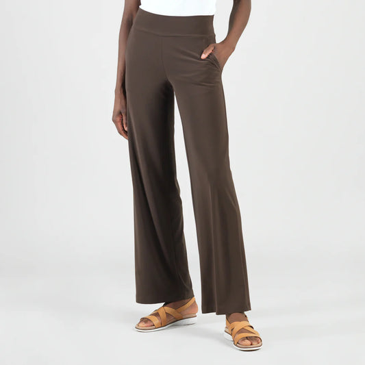 Wide Leg Pocket Pant - Brown