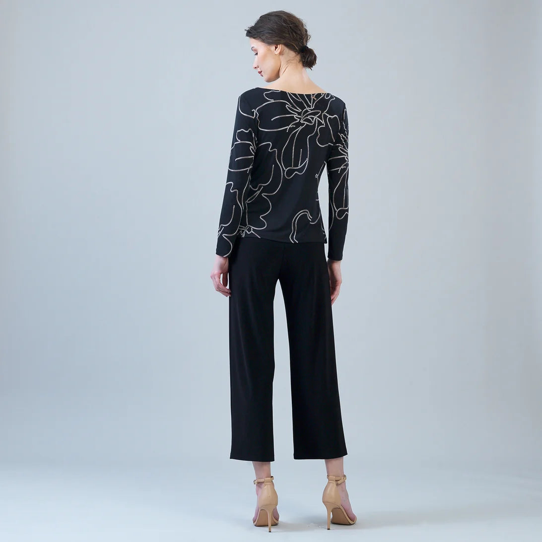 Side Twist Top - Floral Starlight