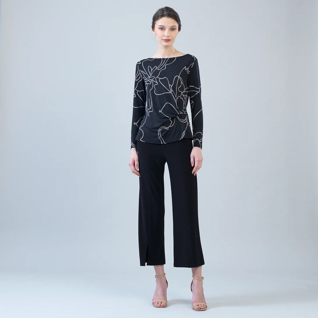 Side Twist Top - Floral Starlight