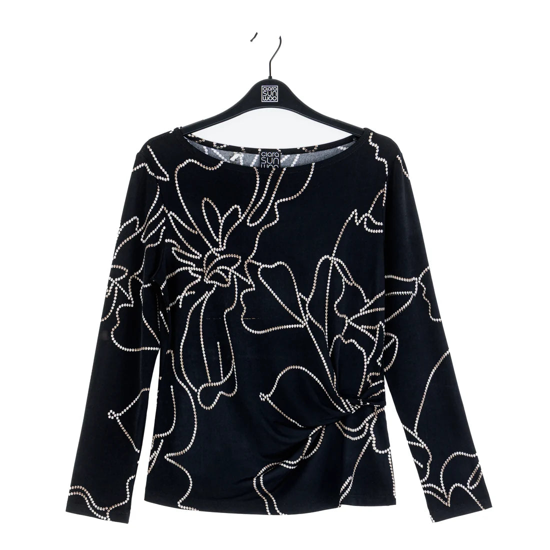 Side Twist Top - Floral Starlight